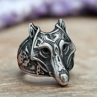 Norse Mythology Ring Nordic Viking Odin Compass Valknut Yggdrasil Amulet Jewelry • Apollo Tarot Shop