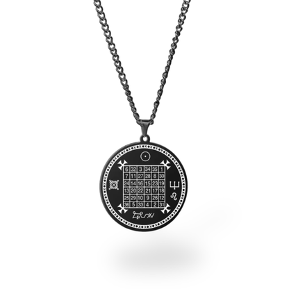Planetary Talisman Necklace – Magic Square Pendant
