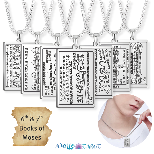 Sixth & Seventh Books of Moses Necklace – Silver Color Sacred Seal Pendant
