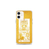 The Chariot -  Tarot Card iPhone Case (Golden / White) - Image #17
