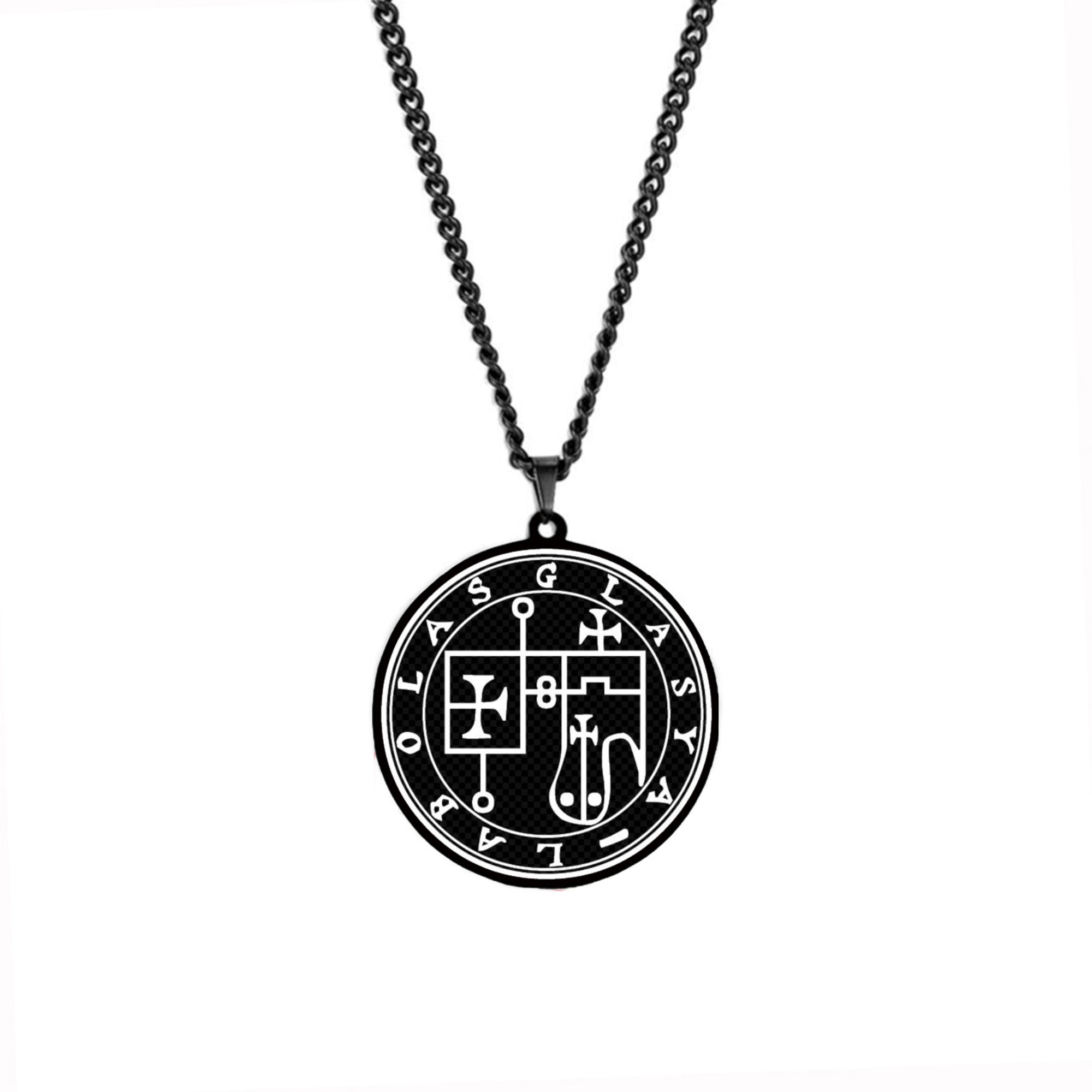 Necklaces Of The Lesser Key Of Solomon | Pendants With 72 Demon Sigils From Lemegeton | Goetia Amulet Talisman For Gothic Men | Apollo Tarot Jewelry Shop