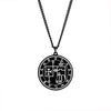 Necklaces Of The Lesser Key Of Solomon | Pendants With 72 Demon Sigils From Lemegeton | Goetia Amulet Talisman For Gothic Men | Apollo Tarot Jewelry Shop