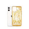 The Hierophant -  Tarot Card iPhone Case (Golden / White) - Image #16