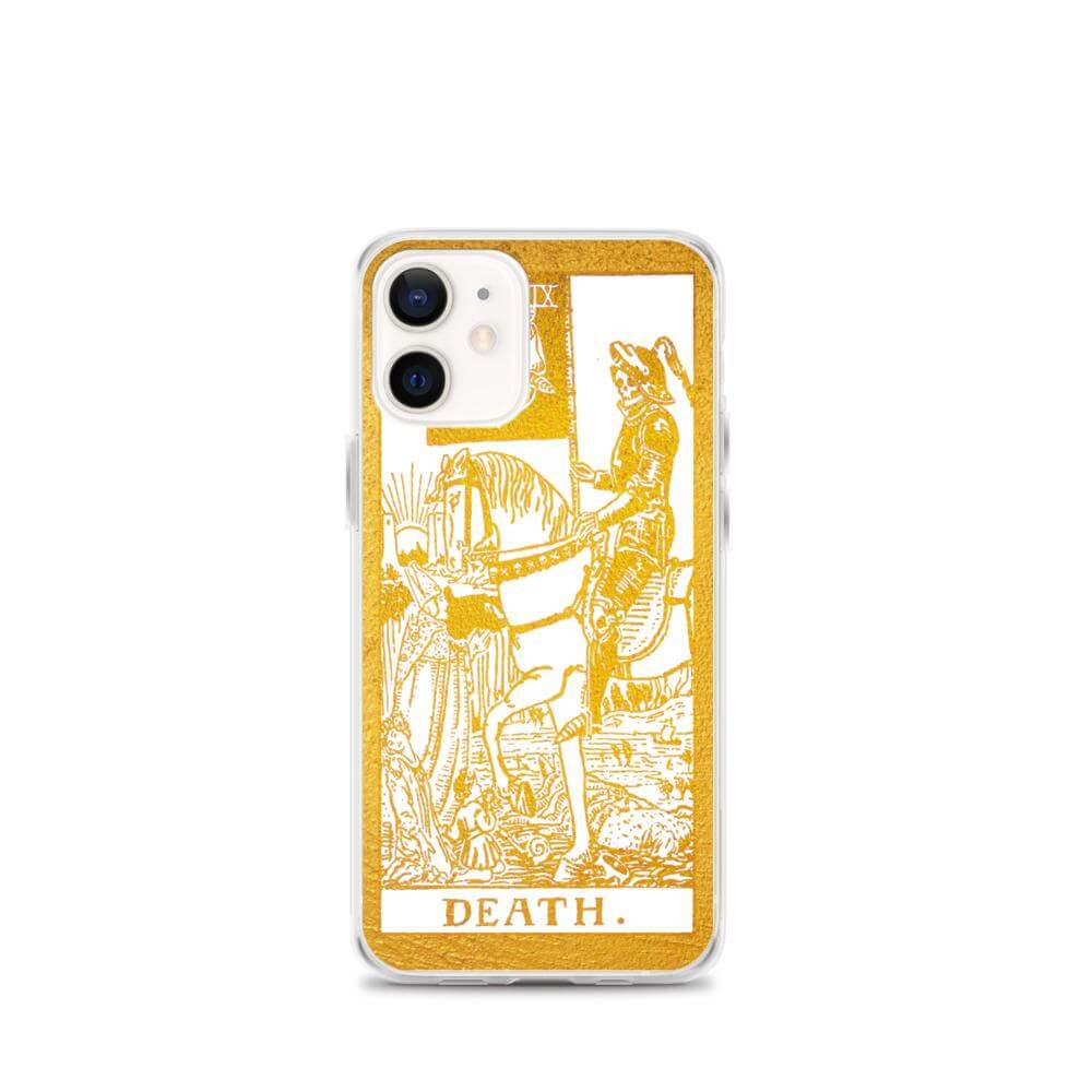 Death - Tarot Card iPhone Case (Golden / White) - Image #16