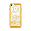The Moon -  Tarot Card iPhone Case (Golden / White) - Image #12