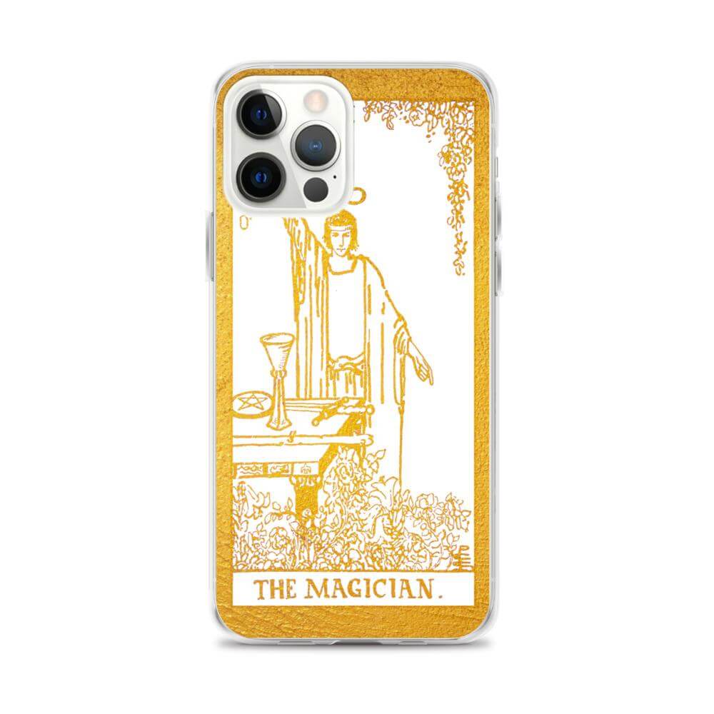 The Magician -  Tarot Card iPhone Case (Golden / White) - Image #19
