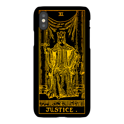 Justice Tarot Card Phone Case | Apollo Tarot