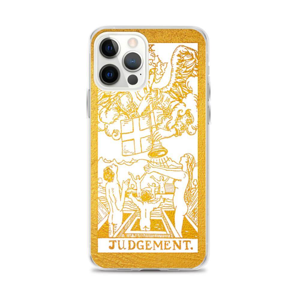 Judgment - Tarot Card iPhone Case (Golden / White) - Image #19