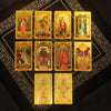 Load image into Gallery viewer, Gold Foil Rider-Waite Tarot Deck Gift Box With Guidebook For Beginners | Premium Cards | Apollo Tarot Shop