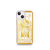 Load image into Gallery viewer, The Emperor -  Tarot Card iPhone Case (Golden / White) - Image #18