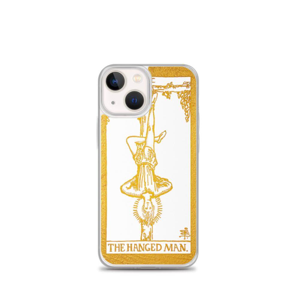 The Hanged Man - Tarot Card iPhone Case (Golden / White) - Image #23
