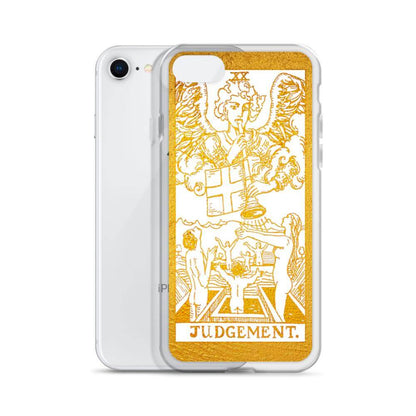 Judgment - Tarot Card iPhone Case (Golden / White) - Image #25