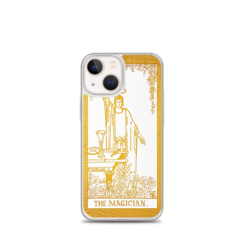 The Magician -  Tarot Card iPhone Case (Golden / White) - Image #21