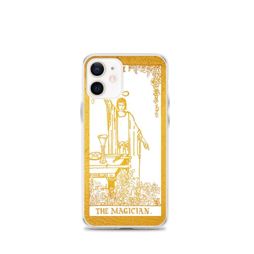 The Magician -  Tarot Card iPhone Case (Golden / White) - Image #15