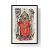 Load image into Gallery viewer, Watercolor of The Hierophant Tarot Card Framed Poster | Apollo Tarot