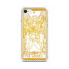Load image into Gallery viewer, The Lovers -  Tarot Card iPhone Case (Golden / White) - Image #12
