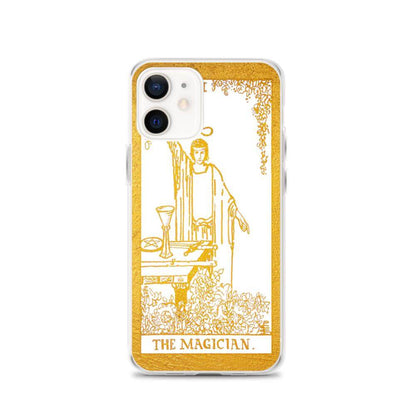 The Magician -  Tarot Card iPhone Case (Golden / White) - Image #13