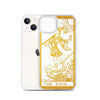 Load image into Gallery viewer, The Fool -  Tarot Card iPhone Case (Golden / White) - Image #24