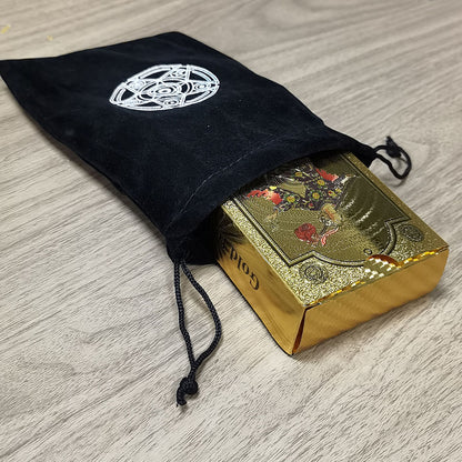 Gold Foil Rider-Waite Tarot Deck Gift Box With Guidebook For Beginners | Premium Cards | Apollo Tarot Shop