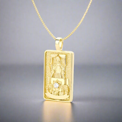 Tarot Necklace | Shiny Tarot Cards Pendant | Apollo Tarot