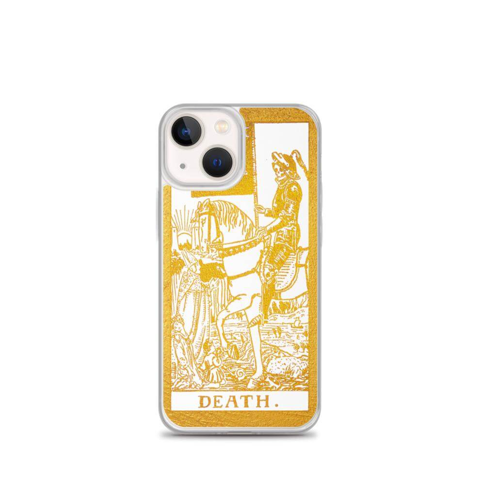 Death - Tarot Card iPhone Case (Golden / White) - Image #19