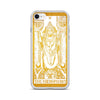 The Hierophant -  Tarot Card iPhone Case (Golden / White) - Image #12