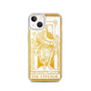 Load image into Gallery viewer, The Emperor -  Tarot Card iPhone Case (Golden / White) - Image #19
