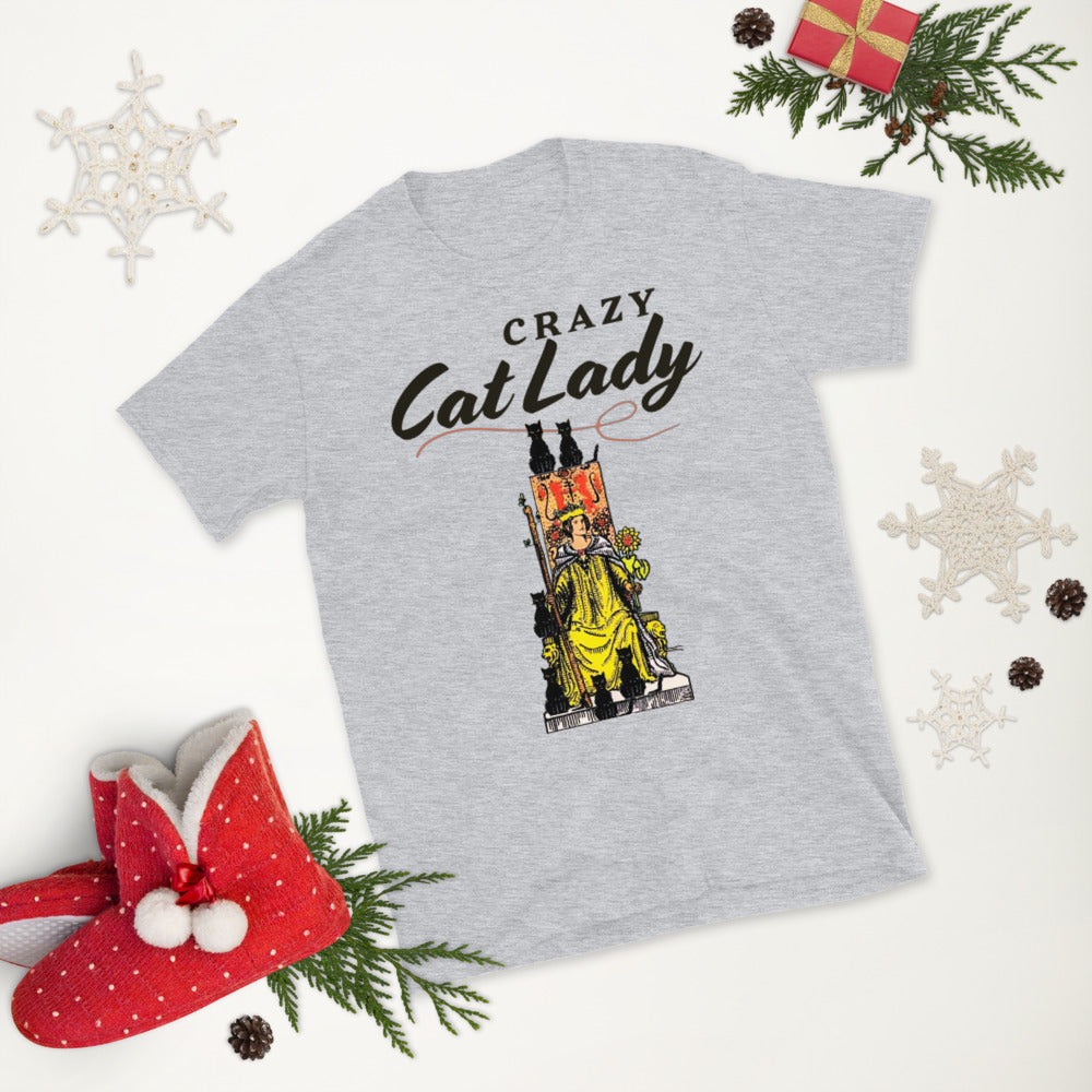 Queen Of Wands Cat Lovers T-Shirt | Apollo Tarot