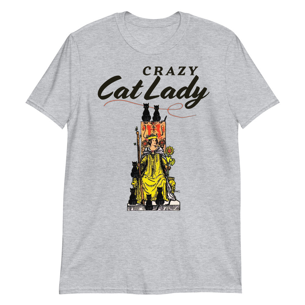 Queen Of Wands Cat Lovers T-Shirt | Apollo Tarot