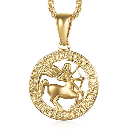 Zodiac Sign Necklace | 12 Constellation Pendants For Spiritual Men & Women | Silver & Gold-Plated Astrology Jewelry | Apollo Tarot Shop