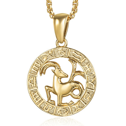 Zodiac Sign Necklace | 12 Constellation Pendants For Spiritual Men & Women | Silver & Gold-Plated Astrology Jewelry | Apollo Tarot Shop