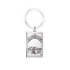 Load image into Gallery viewer, Tarot Card Keychains | All 78 Major &amp; Minor Arcana Tarot Cards RWS Charm | Silver Color Stainless Steel Spiritual Amulet Keyring