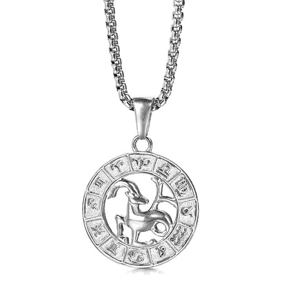 Zodiac Sign Necklace | 12 Constellation Pendants For Spiritual Men & Women | Silver & Gold-Plated Astrology Jewelry | Apollo Tarot Shop