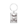 Load image into Gallery viewer, Tarot Card Keychains | All 78 Major &amp; Minor Arcana Tarot Cards RWS Charm | Silver Color Stainless Steel Spiritual Amulet Keyring