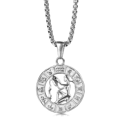 Zodiac Sign Necklace | 12 Constellation Pendants For Spiritual Men & Women | Silver & Gold-Plated Astrology Jewelry | Apollo Tarot Shop