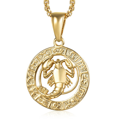 Zodiac Sign Necklace | 12 Constellation Pendants For Spiritual Men & Women | Silver & Gold-Plated Astrology Jewelry | Apollo Tarot Shop