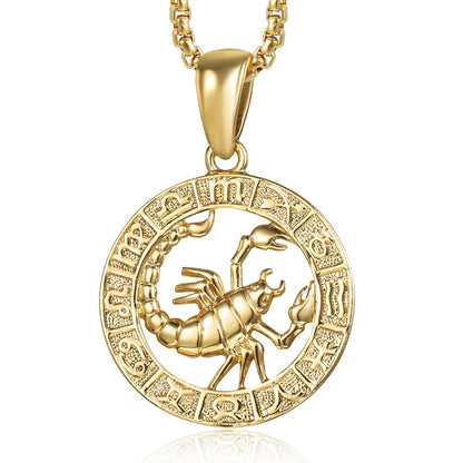 Zodiac Sign Necklace | 12 Constellation Pendants For Spiritual Men & Women | Silver & Gold-Plated Astrology Jewelry | Apollo Tarot Shop