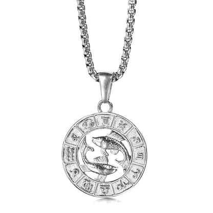 Zodiac Sign Necklace | 12 Constellation Pendants For Spiritual Men & Women | Silver & Gold-Plated Astrology Jewelry | Apollo Tarot Shop