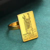 Load image into Gallery viewer, Tarot Card Ring | Suit Of Wands Minor Arcana Tarot Cards | Gold-Plated Stainless Steel Charm Jewelry | Apollo Tarot