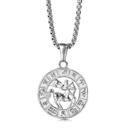 Zodiac Sign Necklace | 12 Constellation Pendants For Spiritual Men & Women | Silver & Gold-Plated Astrology Jewelry | Apollo Tarot Shop