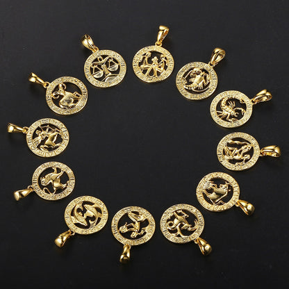 Zodiac Sign Necklace | 12 Constellation Pendants For Spiritual Men & Women | Silver & Gold-Plated Astrology Jewelry | Apollo Tarot Shop