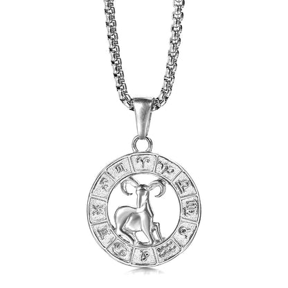 Zodiac Sign Necklace | 12 Constellation Pendants For Spiritual Men & Women | Silver & Gold-Plated Astrology Jewelry | Apollo Tarot Shop