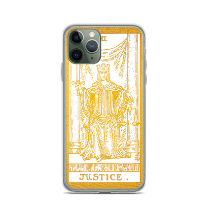 Justice Golden iPhone Case - Apollo Tarot