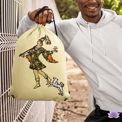 The Fool Card Drawstring Bag