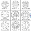 Key of Solomon's Pentacles Necklace | Custom Magick Pentacle | Talisman Amulet Pendant | Apollo Tarot Shop