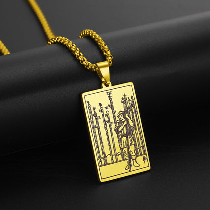 Tarot Necklace | Suit of Wands Pendants | Apollo Tarot