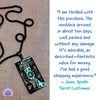 Tarot Card Necklace | Wheel Of Fortune Molded Black Pendant