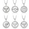 Load image into Gallery viewer, 7 Archangels Portrait Necklace | Angel Wings Stainless Steel Pendants | Spiritual Jewelry Religious Amulet For Protection &amp; Luck | Apollo Tarot Shop