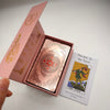 Load image into Gallery viewer, Rose Pink Gold Foil Tarot Deck | Plastic Waterproof Tear-Resistant Cards + English Guidebook Gift Box | Apollo Tarot Shop