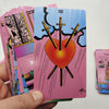 Load image into Gallery viewer, Black Or Pink Gold Foil Tarot Card Deck | Tear Resistant Premium Cards W/ English Guidebook For Beginner Divination Witches | Apollo Tarot Shop